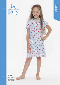 GIRLS M/M NIGHT SHIRT R25065 Tellini S.r.l. Wholesale Clothing